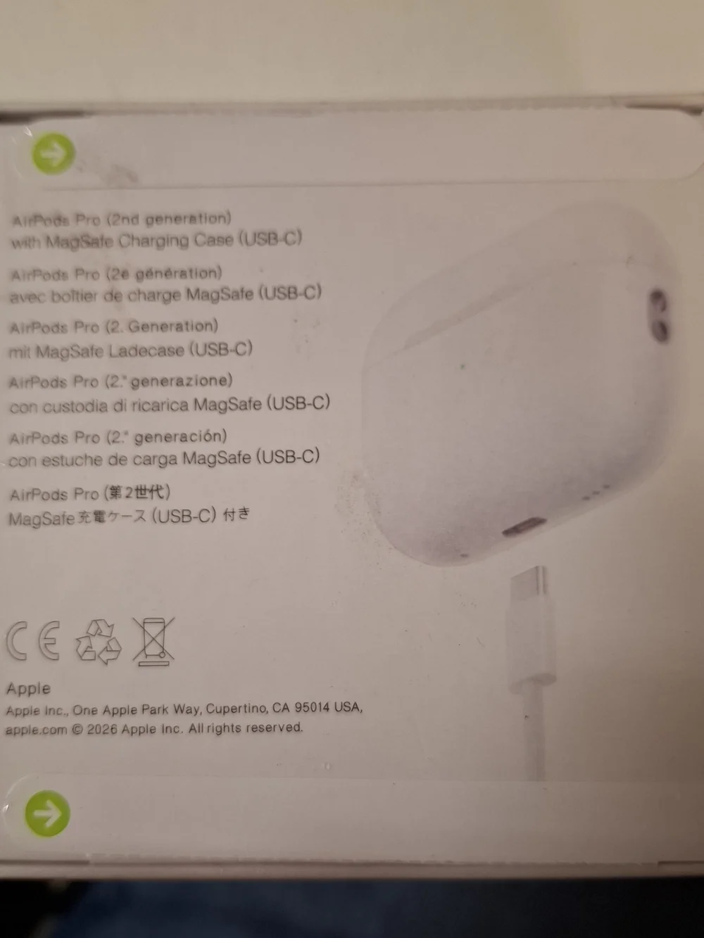 Apple AirPods Pro True Wireless Earbuds - White